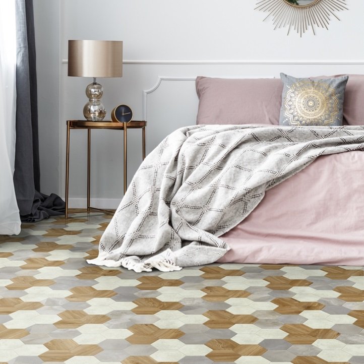 Кварцвинил Moduleo Moods 351 Hexagon