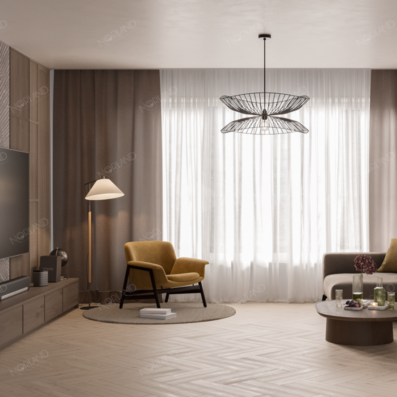 Кварцвинил Norland Lagom Parquet Lvt 1034-08 Elegant