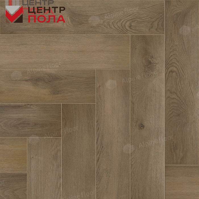 Кварцвинил Alpine Floor Parquet Premium Eco 19-7 Дуб Насыщенный