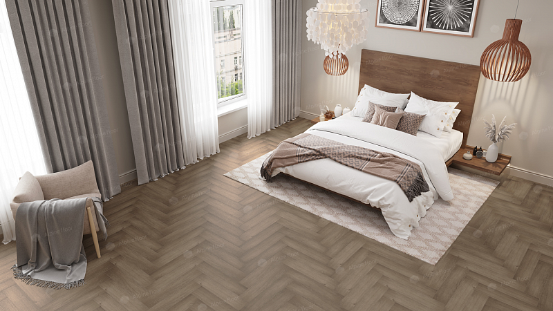 Кварцвинил Alpine Floor Parquet Premium Eco 19-7 Дуб Насыщенный